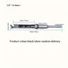 4 pcs Square Hole Drill Bit, Round Shank Auger Bit for Woodworking