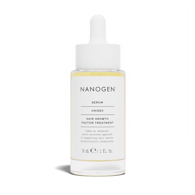 Nanogen Hair Growth Factor Treatment Serum with Pea Sprout Extract, Larix Bark and Peptides - 30ml