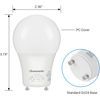 DEWENWILS 2 Prong Light Bulbs Dimmable GU24 LED Light Bulb 5000K Daylight 4Pack