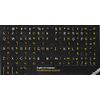 Thai-English Non Transparent Black Background Keyboard Stickers for Computer Laptops Desktop