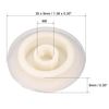 sourcing map Basin Sink Click Plastic 35mm Diameter Pop-up Push Button Drain Stopper 3Pcs