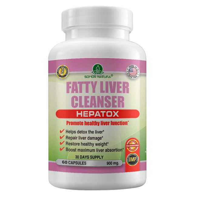 HEPATOX - Help with Liver and Kidney Cleansing - Somos Natura -60 tablets