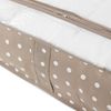Compactor Rivoli Extra Flat Under bed Storage Bag 107 x 46 x 16cm, Cappuccino/White