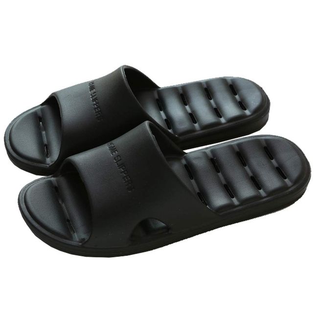 Pokaas Slippers, Sandals, Veranda Slippers, Toilet Slippers, Bath Slippers, Perforated Soles, Draining, Anti-Slip, Ultra Lightweight, Silent, Breathable, Antibacterial, Odor Resistant, Hygienic, Easy