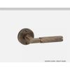 Satcher Brass Dummy Interior Door Plate - Lever Handle - Right Hand - No Backset