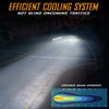 DOT Pair 7 inch Round LED Headlights High/Low Beam For Chevy Nova Camaro Monza