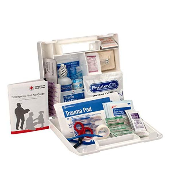 First Aid Only 223-U/FAO: 25 Person First Aid Kit, Plastic Case with Dividers