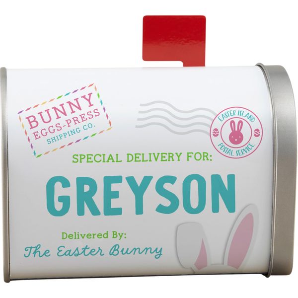 Personalization Universe Special Delivery Personalized Easter Metal Treat Mailbox