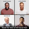 BEARD KING Beard Bib Apron for Men - the Original Cape As Seen on Shark Tank, Mens Hair Catcher for Shaving, Trimming - Grooming Accessories & Gifts for Dad or Husband - 1 Size Fits All, BLACK