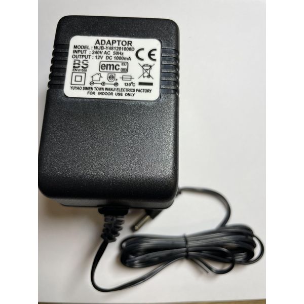 Replacement for 12VDC 1000mA AC/DC Adaptor Class 2 Transformer HKI-D12-1000