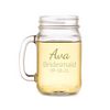 Bridesmaid Personalized Wedding Party Mason Jar (Single 1)