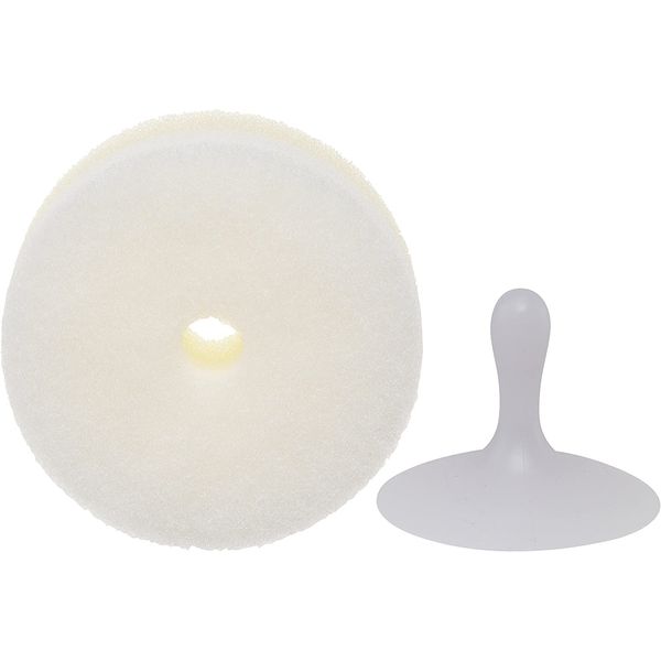 Marna Poco Kitchen Sponge, Suction Cup, White