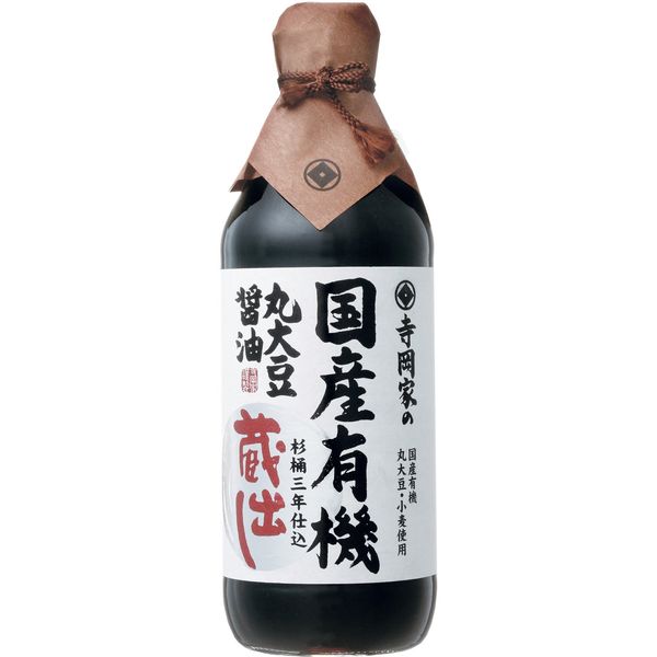 Teraoka Organic Brewing Teraoka Domestic Organic Round Soy Sauce, 16.9 fl oz (500 ml)