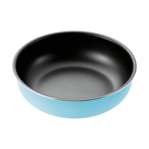 Hirosho CSD-24 Corocelle Deep Frying Pan, 9.4 inches (24 cm), Blue