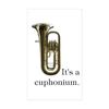 CafePress It's A Euphonium Instrument Case Sticker Rectangle Bumper Sticker Car Decal