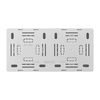 Debflex 746808 Blok Toggle Switch + Socket 2P+T Vertical White