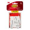 Command Wire Toggle Hook, Value Pack - 7 Hooks (Medium, White), 8 Adhesive Strips - Removable Hanging Hook for Various Surfaces - Damage Free Hanging