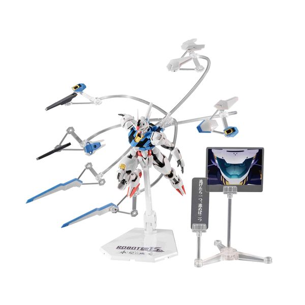 Robot Tamashii Mobile Suit Gundam: The Witch from Mercury XVX-016 Gundam Aerial Ver. A.N.I.M.E. Robot Tamashii 15th Anniversary, Approx. 4.9 in (125 mm), ABS & PVC Pre-painted Action Figure