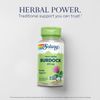 Solaray Burdock Root Capsules, 425 mg, 100 Count