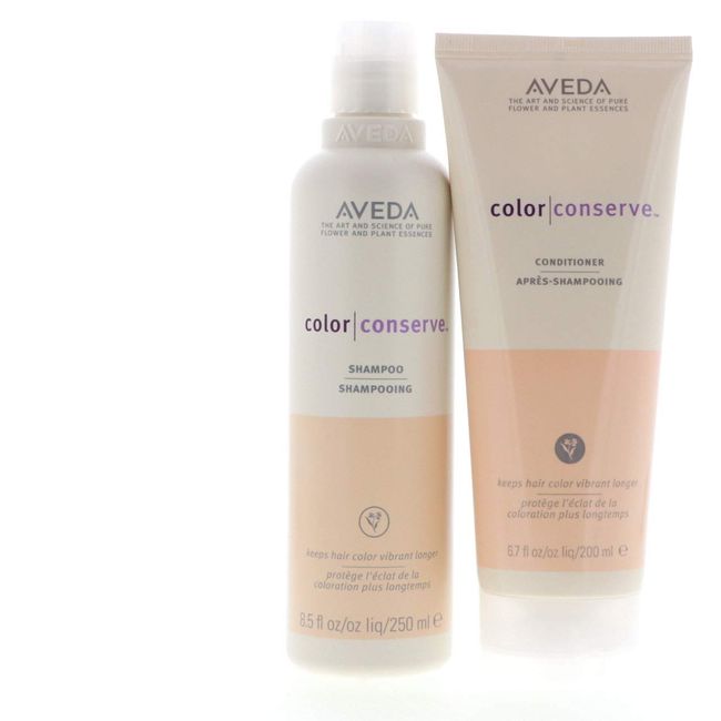 Aveda Color Conserve Shampoo 8.5 oz and Conditioner 6.7 oz