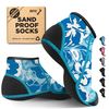 BPS Storm Neoprene Socks (Floral Blue V2, XL)