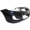 Front Bumper Cover Primed For 2014-2017 Hyundai Accent From 10/15/2013