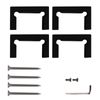 CRL V1E3370RB Polishedh. Vienna 337 Adjustable Wall Mount Full Back Plate Hinge