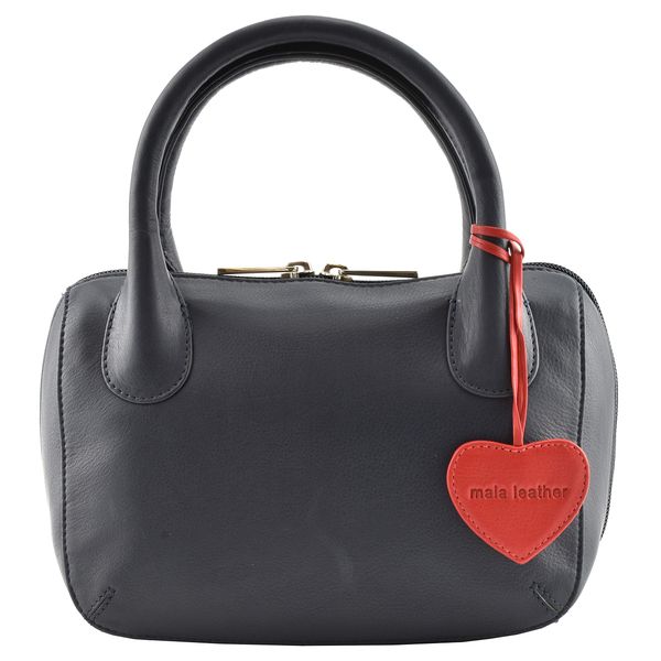 Mala Leather Anishka Small Grab Bag 774-75 (Navy)