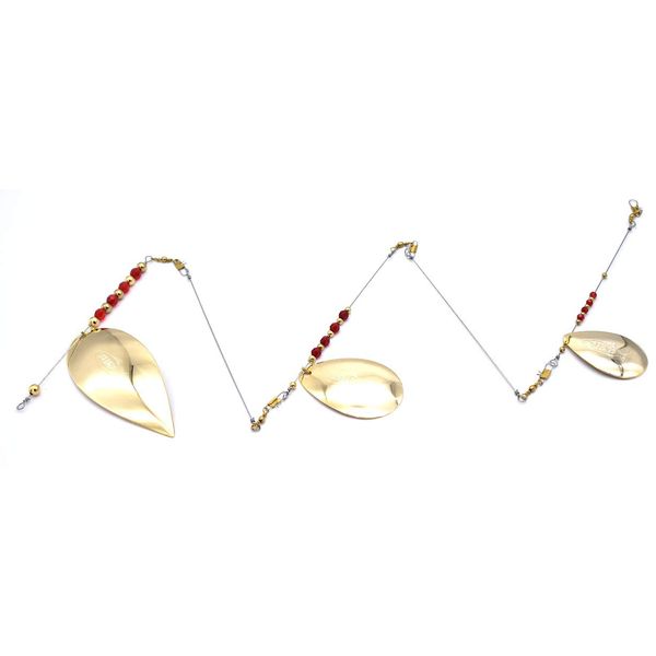 Al's Goldfish Lure Co Sebago Trolling Rig, 25" (Gold)