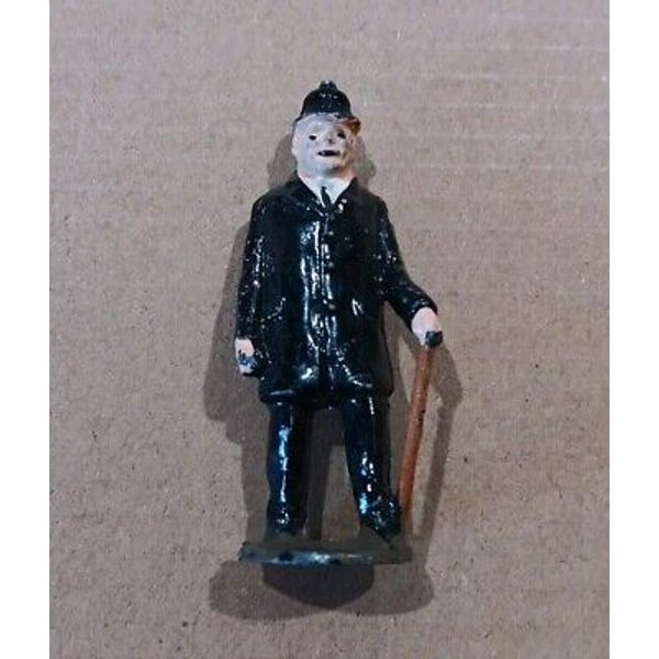 John Hill Johill Co Man with Derby Hat and Cane