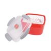 Microwave Cookware Steamer- 3 Piece Microwave Cooker w Food Container, Removable