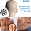 MAWAER Upgrade 7 Blades Head Shaver Replacement Head Blades for Freedom Groom*** AidallsWel and Most Mainstream Brands Head Shaver Electric Shaver Replacement Head (7 Blue)