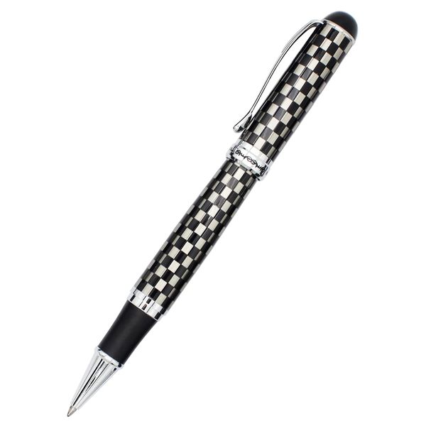 Gullor Black and Silver Metal Rollerball Pen X750