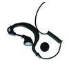 G shape 2 pin soft Ear Hook Earpiece for Mitex Radio PTT Microphone