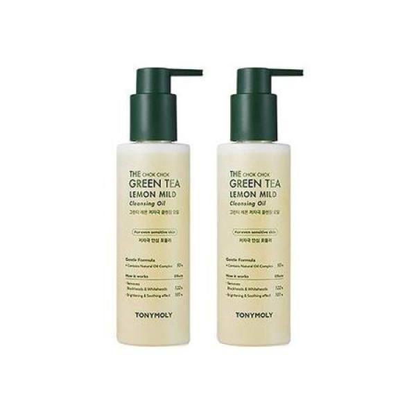 Tony Moly The Chok Chok Green Tea Lemon Low-irritation Cleansing Oil 200ml x 2