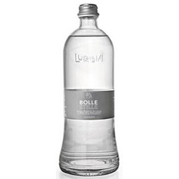 Lurisia Alu Bolle (Sparkling) Natural Spring Mineral Water, 11 fl oz (5 Glass Bottles)