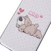 NIKI iPSE-NC02 Hybrid Back Case Brown Bear White iPhone SE 2nd Generation 8/7