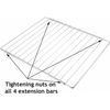 SPARES2GO Baking Tray + Extendable Locking Arm Shelf compatible with Kenwood Oven Cooker
