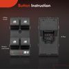 A-Premium Master Power Window Switch Compatible with Chevrolet Malibu 2013-2015, Cruze 2011-2012, Front Left Driver Side