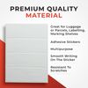 Pack of 1200 White 6x50mm Rectangular Labels - Adhesive Stickers