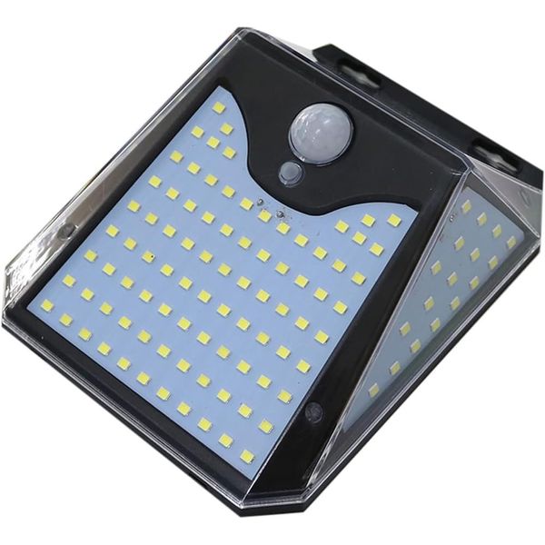 Trade One 30683 Motion Sensor Lighting Night Star Wide Type, 121 Lights, Solar Panel, Black, Approx. 4.4 x 2.0 x 5.9 inches (11.3 x 5 x 15 cm)