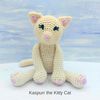 Kitty Cat Crochet Kit - Cute Crochet Cat Toy Pattern Amigurumi