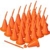 Gerrii Plastic Race Car Party Cups with Straws Set, Construction Cone Shaped ...