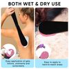 Asheyya 3 Pcs Lotion Applicator for Back, Foldable Back Cream Applicator Long Handle for Moisturiser and Shower