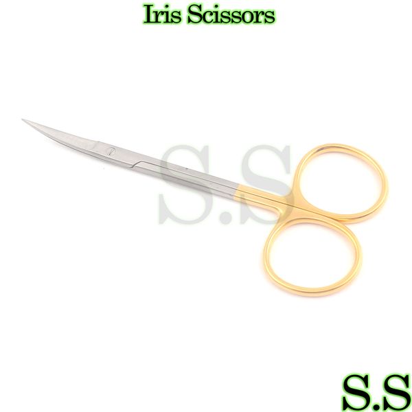 SuperCut Iris Scissors Curved Surgical Instruments 4.5