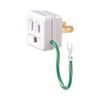 Panasonic WH2890P Grounding 15A Adapter/P Lead Ultra White