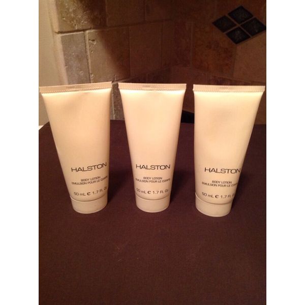 1-Lot of 3 / HALSTON Body Lotion 1.7 Fl oz