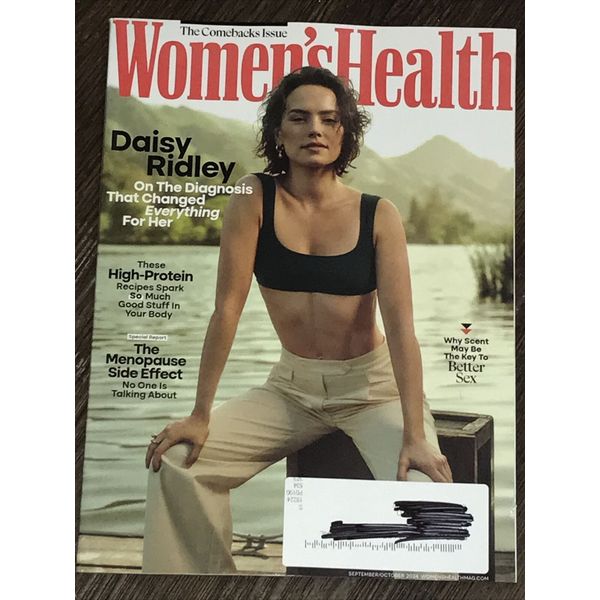 WOMEN’S HEALTH MAGAZINE-SEP/OCT 2024-DAISY RIDLEY-THE COMEBACK ISSUE-Brand New