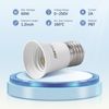 DiCUNO E26 to E26 3CM/1.2 Inch Socket Extender, E26 to E26 Lamp Bulb Socket Extension, Lamp Holder Adapter, 4-Pack
