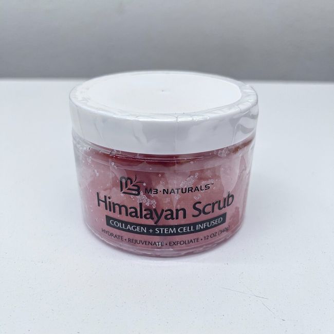 Himalayan Salt Foot and Body Scrub Infused with Collagen and Stem Cell Natural E